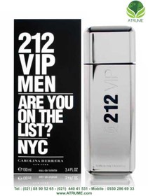 تصویر ادکلن 212 وی آی پی سیلور مردانه 212VIP for Men حجم 100 میل 