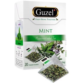 تصویر دمنوش مثلثی Mint گوزل بسته 20 عددی 