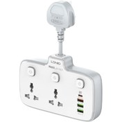 تصویر چندراهی برق الدینیو مدل SC2413 دارای ۶ خروجی 