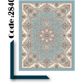 تصویر روفرشی کشدار طرح فرش کد 2840 