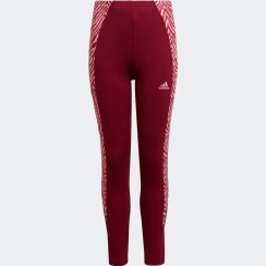 تصویر لگ بچگانه آدیداس مدل Leggins Burgundy 