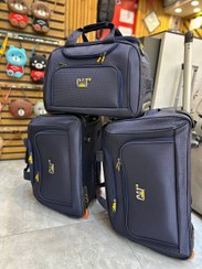 تصویر ساک چرخدار کاترپیلار مدل CT8009 سه تکه 