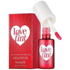 تصویر رژگونه و رژلب مایع Lovetint بنفیت 