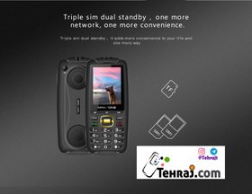 تصویر گوشی موبایل دکمه ای مکسفون maxfone max 1 شرکتی برند اصلی maxfone max 1 triple sim orginal