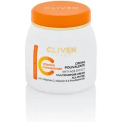 تصویر کرم مرطوب کننده چند منظوره ویتامین سی کلیون CLIVEN MULTIPURPOSE CREAM ALL-IN-ONE WITH VITAMIN C 300 ML