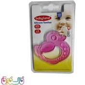 تصویر دندانگیر سیلیکونی بیبی لند کودک 246 baby land bpa free silicone teether