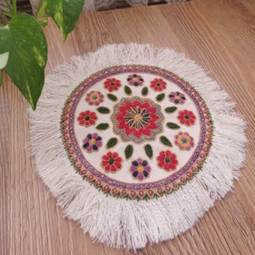 تصویر رومیزی پته دوزی کوچک رومیزی پته ریش ریش