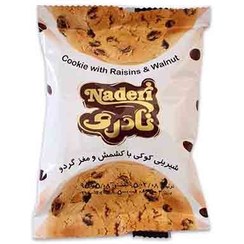 تصویر کوکی نادری با کشمش و مغز گردو ۳۵ گرم 