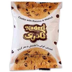 تصویر کوکی نادری با کشمش و مغز گردو ۳۵ گرم 