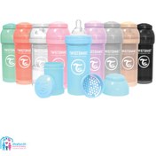 تصویر شیشه شیر آنتی کولیک تویست شیک ۱۸۰میل (در رنگ های مختلف) TWISTSHAKE 