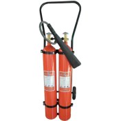 تصویر کپسول آتش نشانی 12 کیلوگرم co2 دو قلو آذر سیلندر 