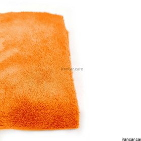 تصویر بسته 5 عددی حوله مايكروفايبر نارنجی مدل 40*40 Microfiber Towel 