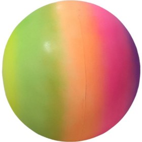 تصویر توپ بادی مدل رنگین کمان کد ۰۱ 
