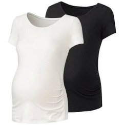 تصویر تی شرت بارداری اسمارا مدل 400148 مجموعه 2 عددی 