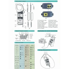 تصویر کلمپ متر کیوریتسو kyoritsu KEW 2003A 