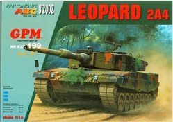 تصویر کیت ماکت مقوایی تانک آلمانی LEOPARD 2A4 