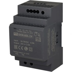 تصویر کانورتر (DC-DC) ریلی DDR-60L-24 MEAN WELL DDR-60L-24