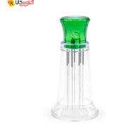 تصویر نیدل قهوه سوزنی آبنباتی ۷ سوزنه با استند 