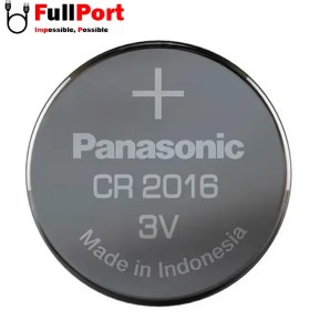 تصویر باتری سکه ای پاناسونیک مدل CR2016 Panasonic CR2016 Lithium Battery