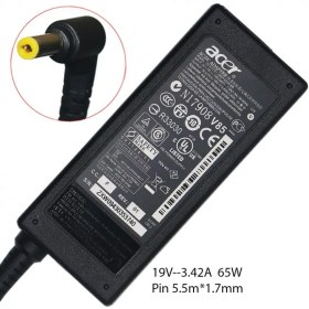 تصویر آداپتور لپ تاپ ایسر 19V 3.42A (65W) 
