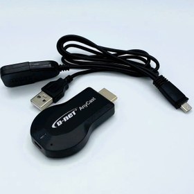 تصویر دانگل HDMI CAST دی-نت مدل D-NET M4 PLUS D-NET WIRELESS DISPLAY DONGLE M4 PLUS (2 OTA CORE)