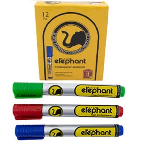 تصویر ماژیک پرمننت رنگ جور Elephant 