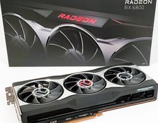 تصویر کارت گرافیک پایه amd مدل RX6800 16GB (استوک) 