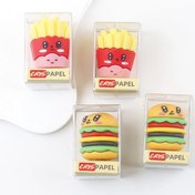 تصویر تراش سیلیکونی طرح همبرگر 