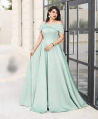 تصویر لباس مجلسی زنانه و دخترانه ، ماکسی مجلسی مدل دلنیا ، لباس بلند مجلسی سایز ۳۶ الی ۴۶ 