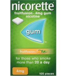 تصویر آدامس ترک سیگارnicorette، طعم مرکبات، 4 میلی‌گرم، 105عددی 