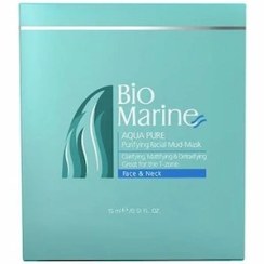 تصویر ماسک صورت حاوی کائولن بایومارین (سالنی) PURIFYING FACIL MUD-MASK BIOMARINE 