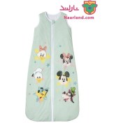 تصویر کیسه خواب بچه گانه Disney سبز پاستلی طرح میکی موس 