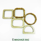 تصویر دسته کیف چوبی و بامبو برای بافت کیف 