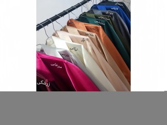 تصویر شومیزساتن - سرمه‌ای / 2 / 60 