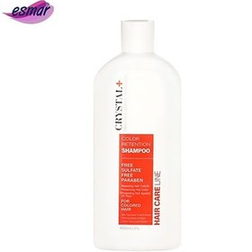 تصویر شامپو تثبیت کننده کریستال مناسب موهای رنگ شده Color retention shampoo