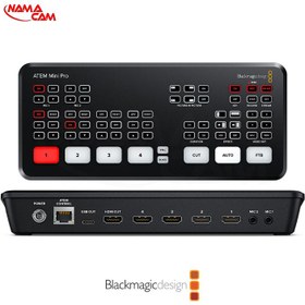 تصویر میکسر تصویر 4 کاناله Blackmagic ATEM Mini Pro ا Blackmagic Design ATEM Mini Pro HDMI Live Stream Switcher Blackmagic Design ATEM Mini Pro HDMI Live Stream Switcher