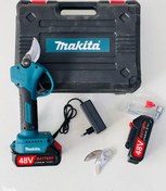تصویر قیچی شارژی ماکیتا ۴۸ ولت همراه با دو باتری و تیغ اضافه 