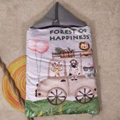 تصویر کیسه خواب مخمل چاپی فرشته 