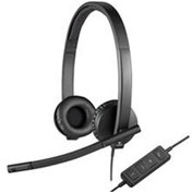 تصویر هدفون لاجیتک مدل H570E Stereo ا Logitech H570E Stereo Headset Logitech H570E Stereo Headset