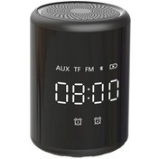 تصویر اسپیکر و ساعت رومیزی مدل A18 