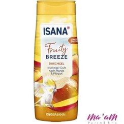 تصویر شامپو بدن انبه و هلو ISANA Fruity Breeze 