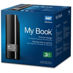 تصویر هارد اکسترنال وسترن دیجیتال Western Digital (WD) MY BOOK 3TB - کارکرده 