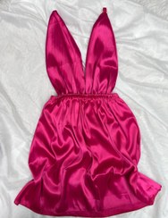 تصویر لباس خواب پیراهن ساتن وارداتی 