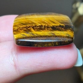 تصویر نگین سنگ چشم ببر معدنی کد k114 