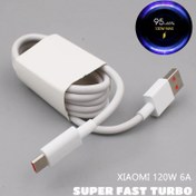 تصویر کابل شارژ توربو 67W 6A شیائومی اورجینال روکارتنی ا USB Cable Original Xiaomi 67W 6A Super Fast Turbo Charging USB Cable Original Xiaomi 67W 6A Super Fast Turbo Charging