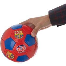 تصویر توپ فوتبال دوخت ماشینی سایز 2 بارسلونا –NEW CLUB 2 Size 2 Barcelona - NEW CLUB 2 machine-stitched soccer ball