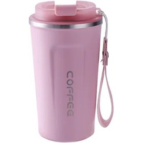 تصویر تراول ماگ سرد و گرم مدل VACUUM CUP با حجم 380ml و دارای صفحه نمایشگر دما برند AMSZM چین در 4 رنگ مختلف _ شناسه کالا : SW_1810 VACUUM CUP