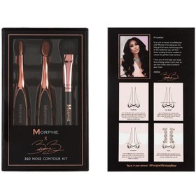 تصویر پک براش گریم -کانتورینگ بینی مورفی -Morphe Brushes - Brittany Bear - 360 Nose Contour Collection (LE) 