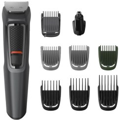 تصویر ماشین اصلاح فیلیپس مدل MG3747 با تکنولوژی برش مستقیم و تیغه استیل 