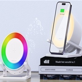 تصویر شارژر وایرلس 4 کاره Recci RSK-W28 